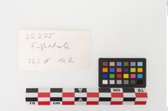Etikett zu Bronzebreitrandfußschale (NHMW-PRAE-025275)